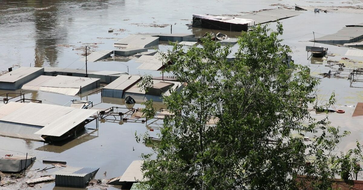 Kherson flooding after Kakhovka dam
