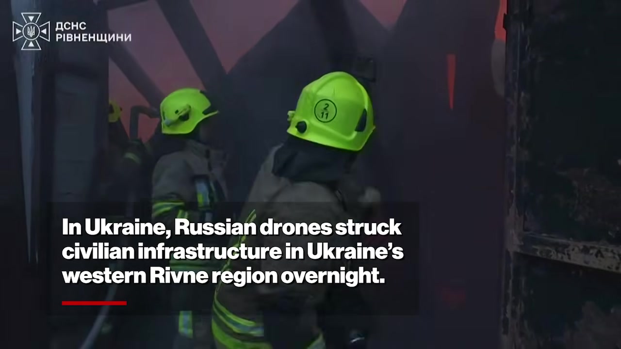 Rivne region fire (frame)